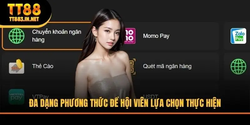 Đa dạng phương thức để hội viên lựa chọn thực hiện